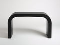 Console en chêne noir 120×35×78 cm - structure arquée et lignes continues pour chambre